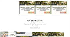 Desktop Screenshot of peynirekmek.com